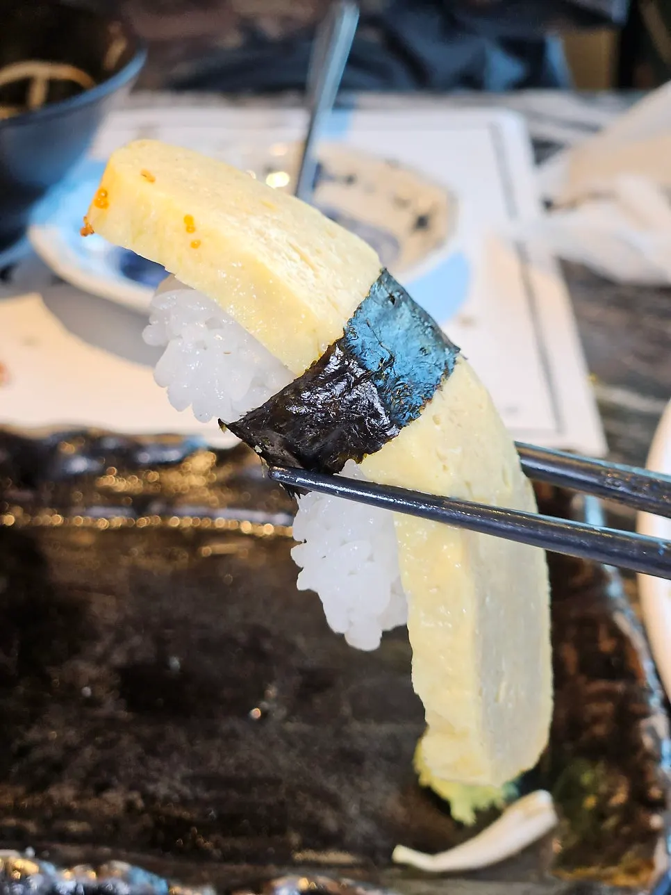 Sushi selection for comparing different varieties