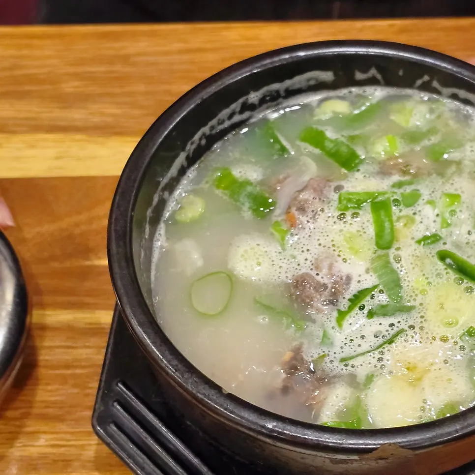 순대가 들어간 국밥 한 그릇
