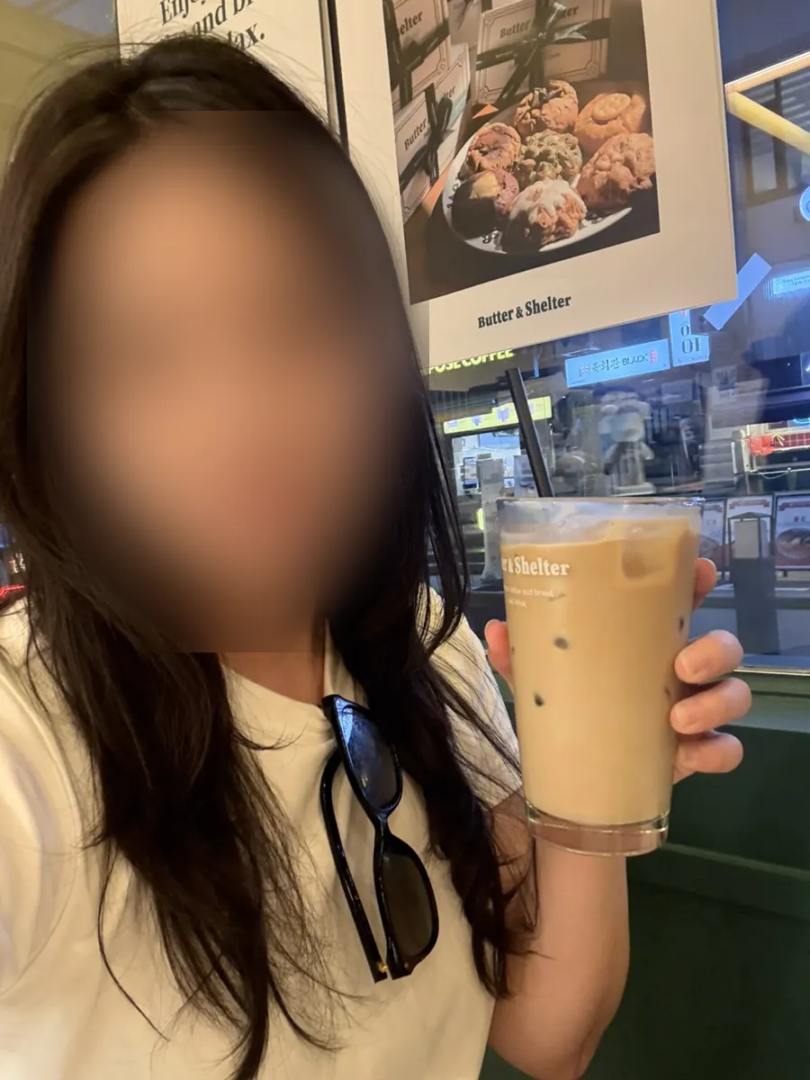 겉바속쫀 두바이쫀득쿠키 단면