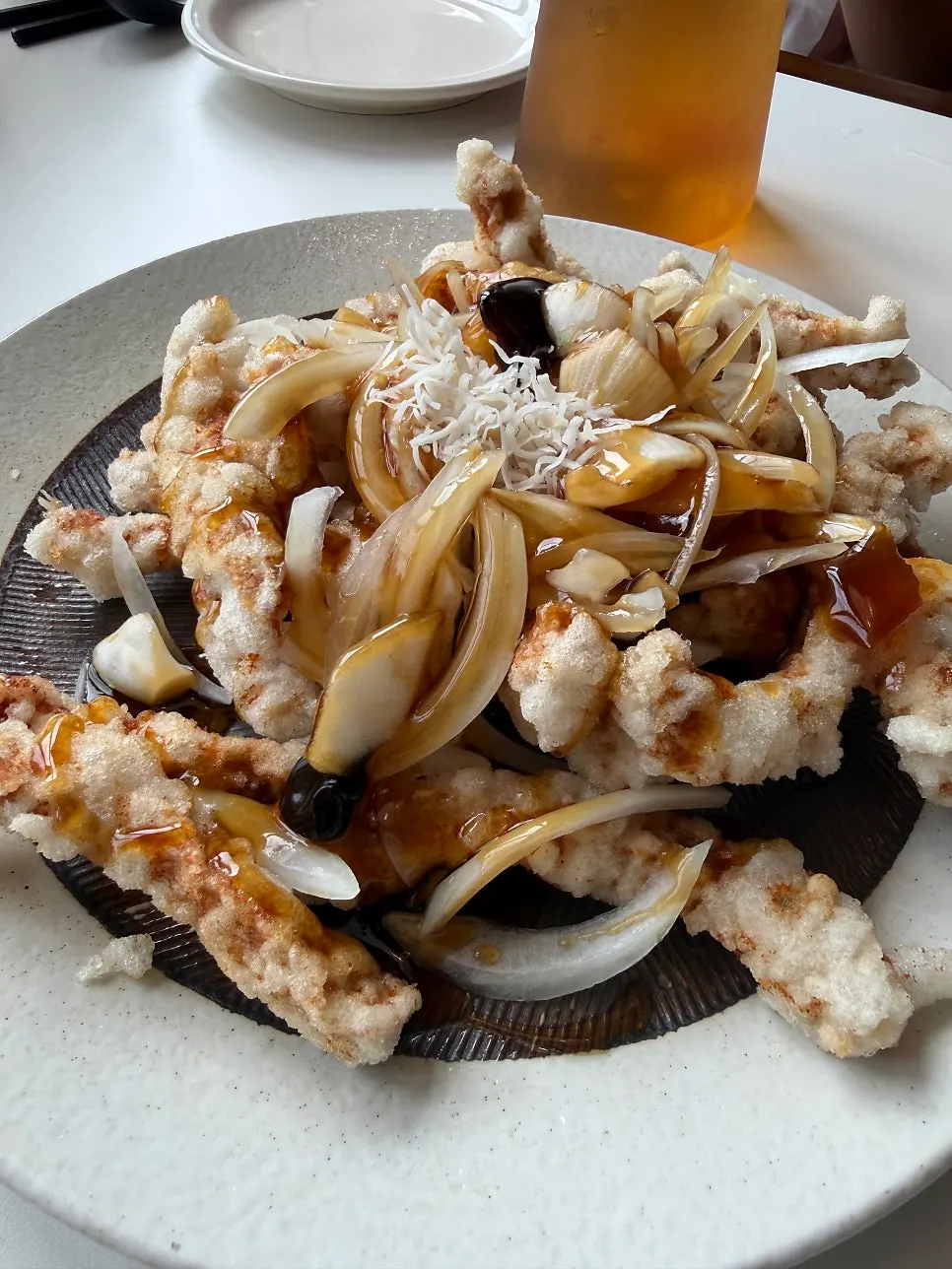Small order of black vinegar tenderloin tangsuyuk
