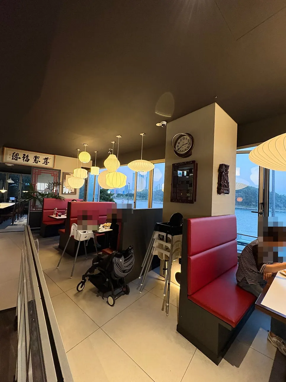 Private room in the restaurant for a quiet meal