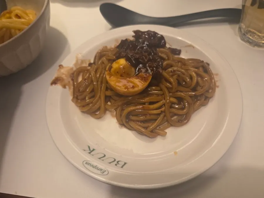 A crispy-fried plate of tangsuyuk