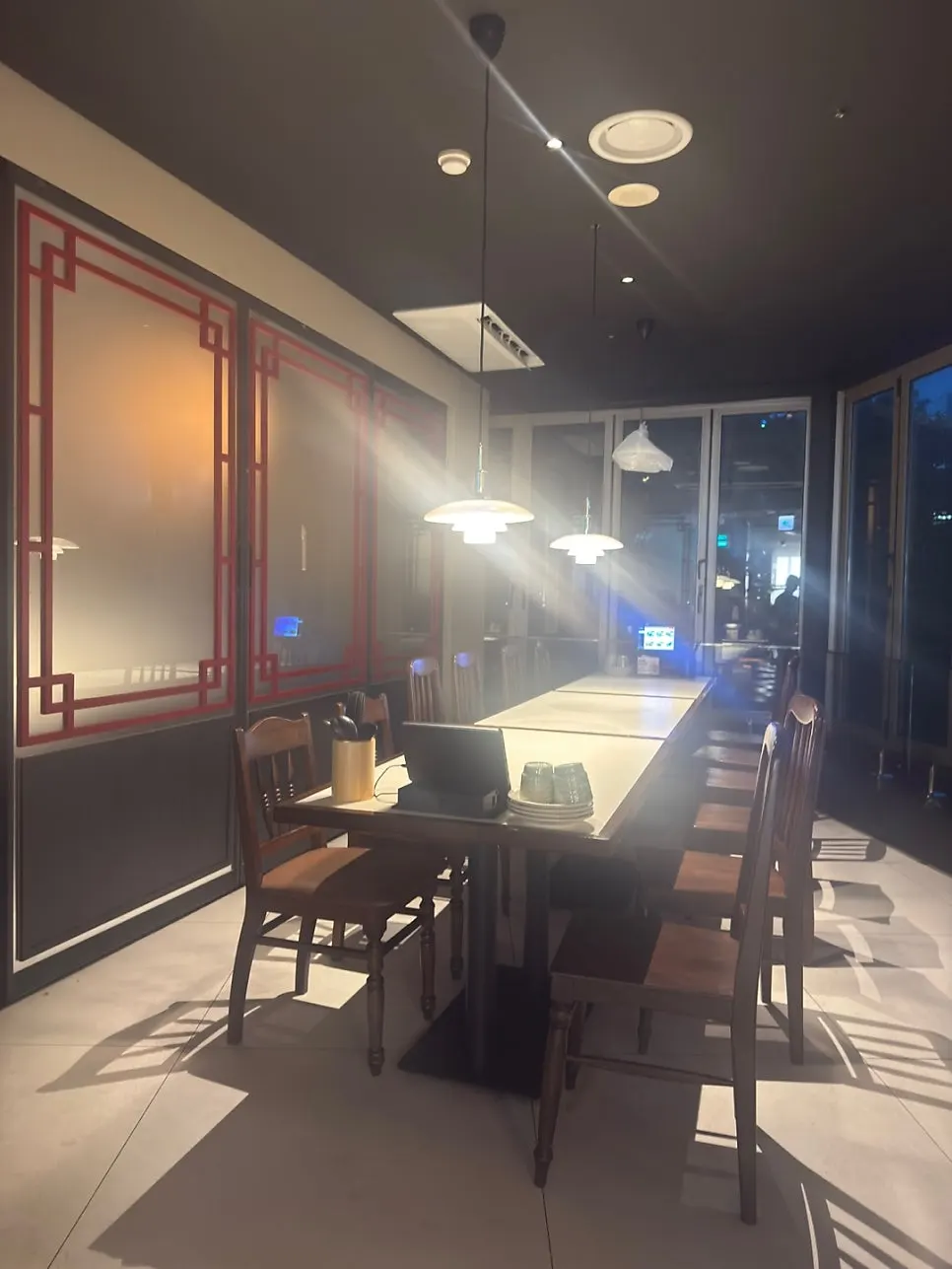 Private room seating available for group use