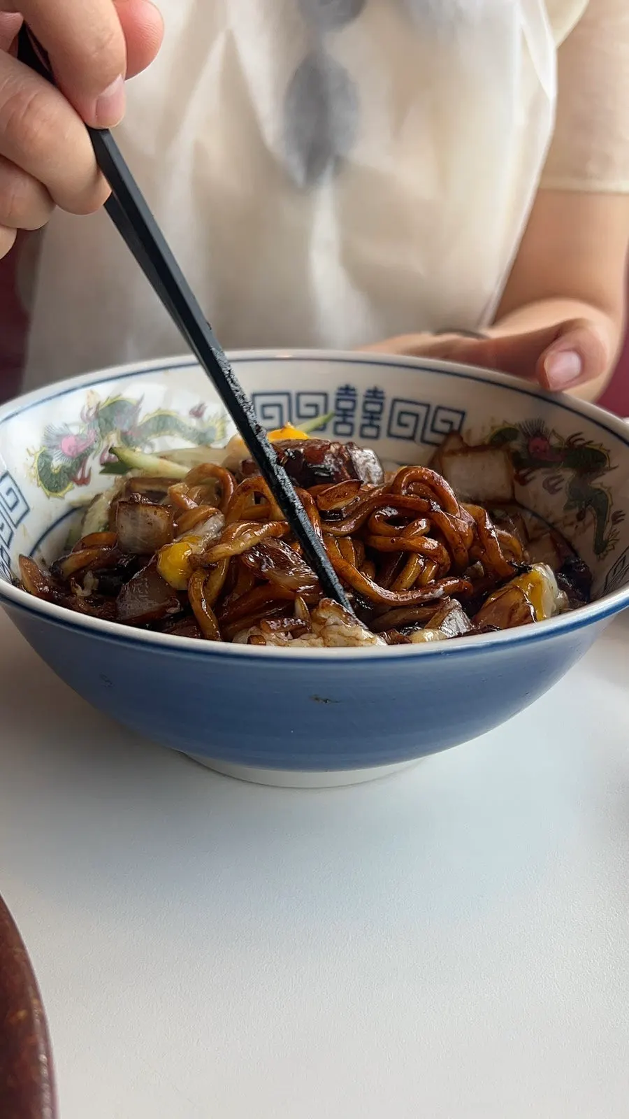 Oyeopgyeol ganjajang topped with a poached egg