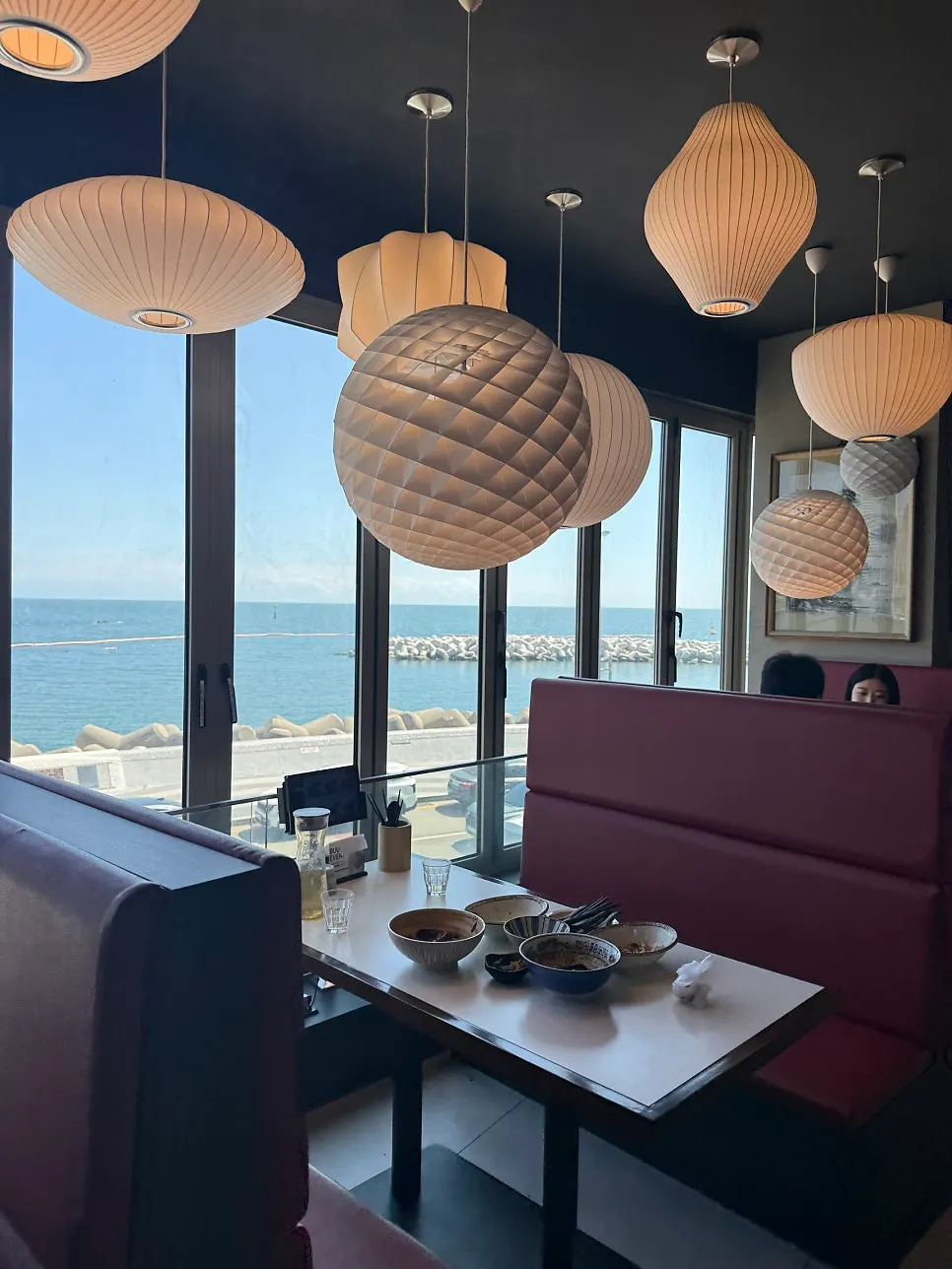 Ocean view of Haeundae seen from Bueokgan Chinese