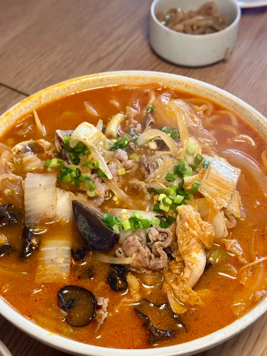 Double portion of beef brisket jjamppong