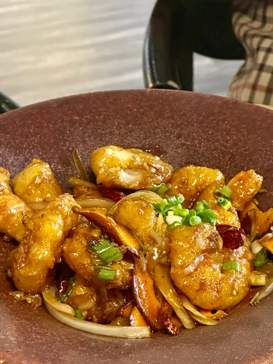 Mala-based kkanpung shrimp