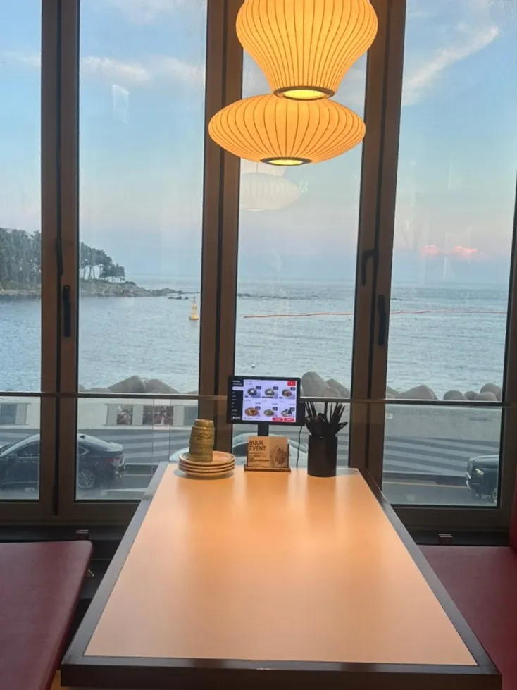 能看到海云台海景的中餐厅座位