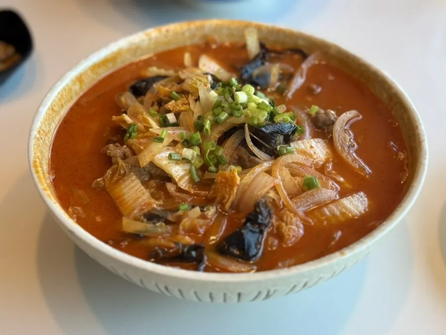 Suran ganjajang noodles mixed with the black bean sauce