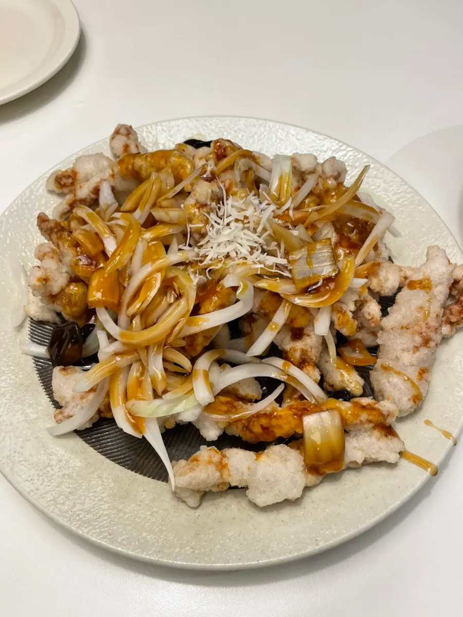 A Chinese meal spread served quickly on the table