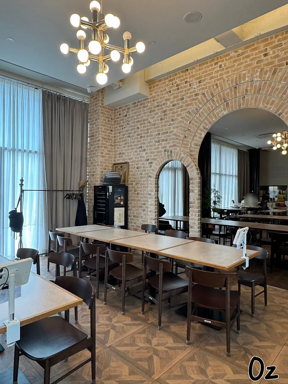 A table at Bueokgan Sangmu Branch after finishing the meal