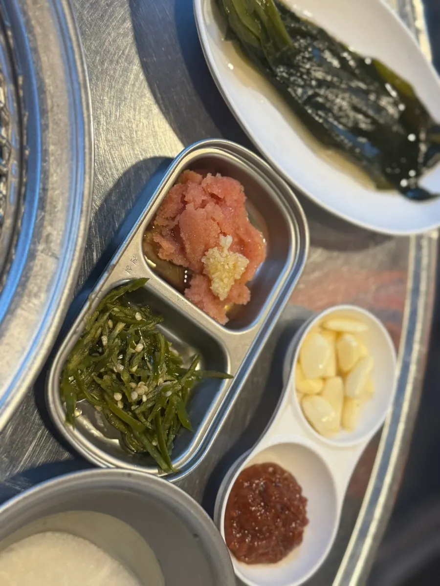 고추장아찌 밑반찬 클로즈업