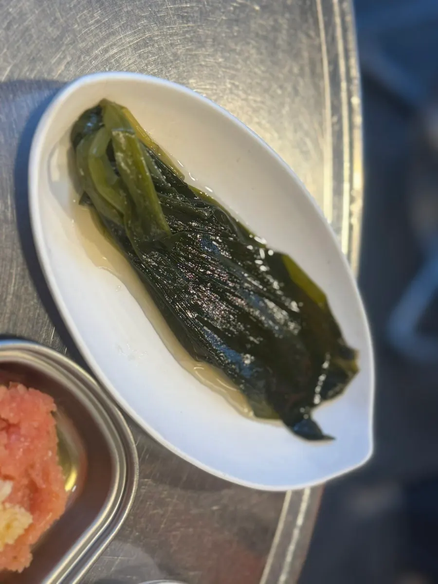 가득 담긴 명란 밑반찬