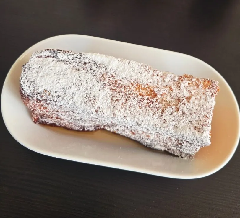 Baiden Coffee Bar's French toast drizzled with honey