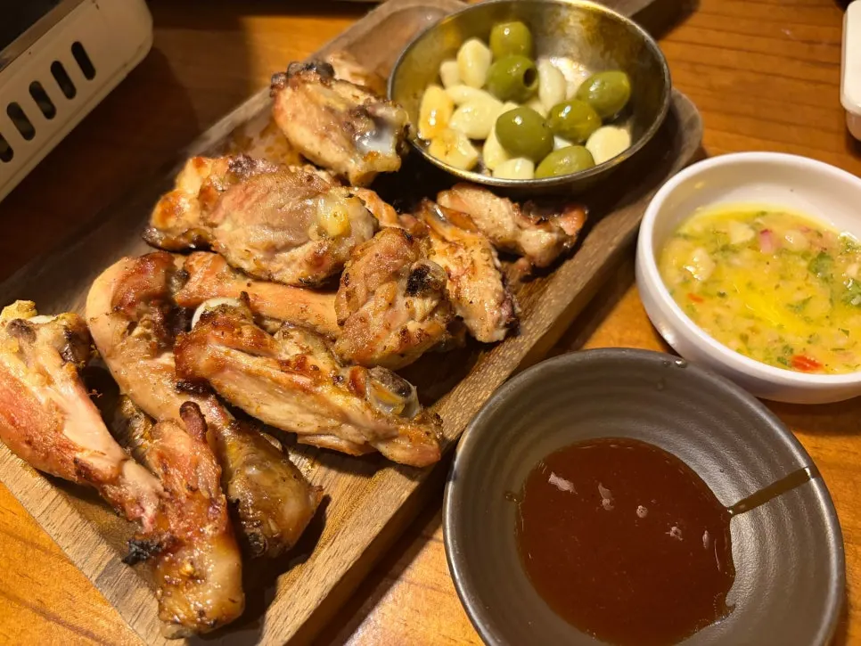 Dak-galbi sauce brought out after we asked for it
