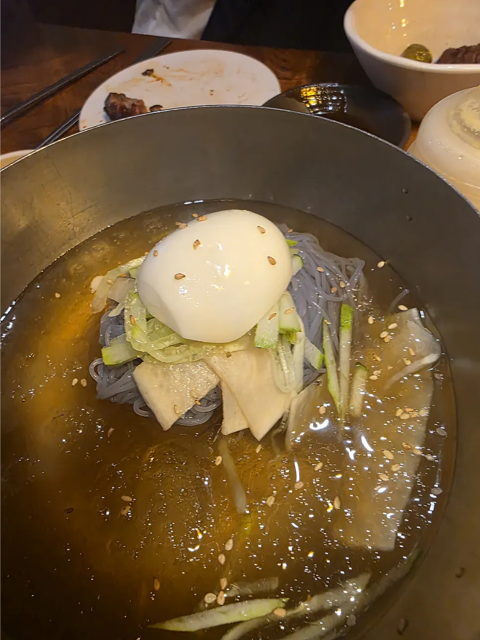 Mul-naengmyeon received through the review event