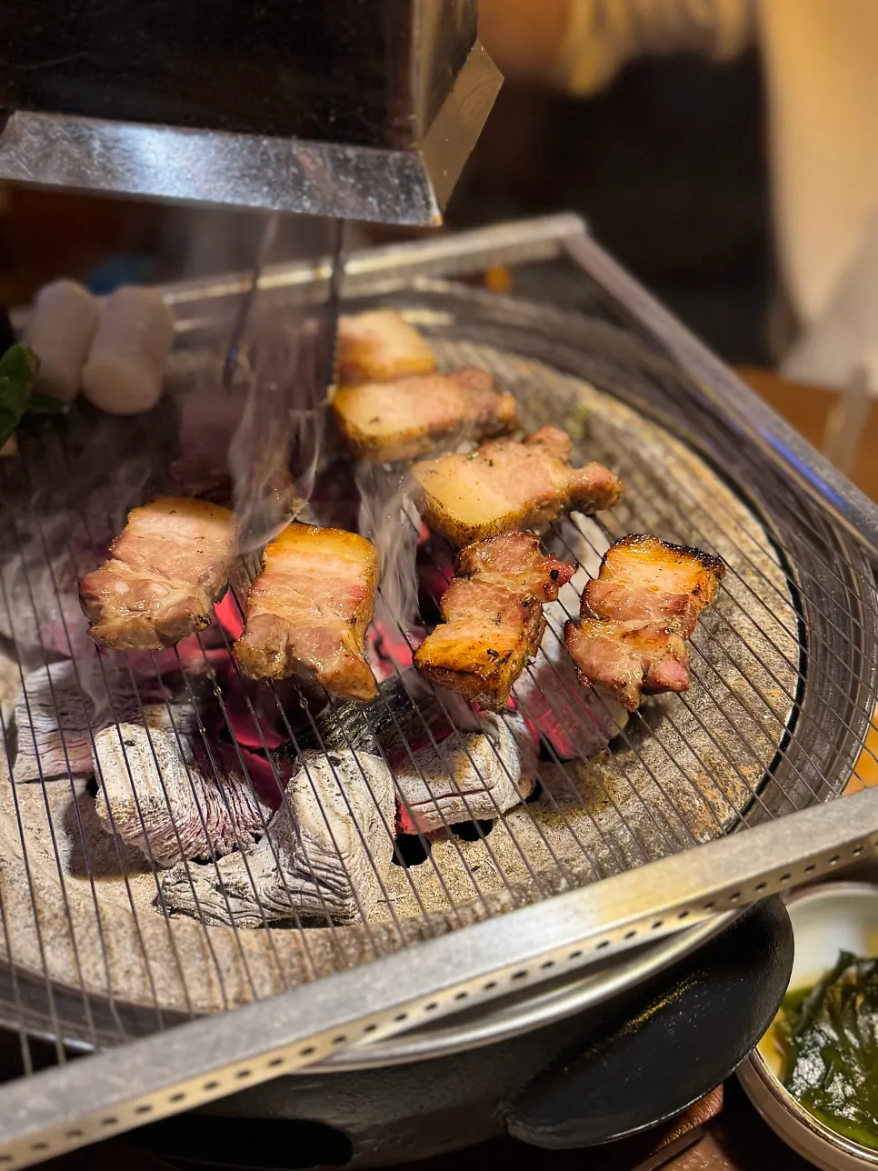 One pair of meat tongs provided per person