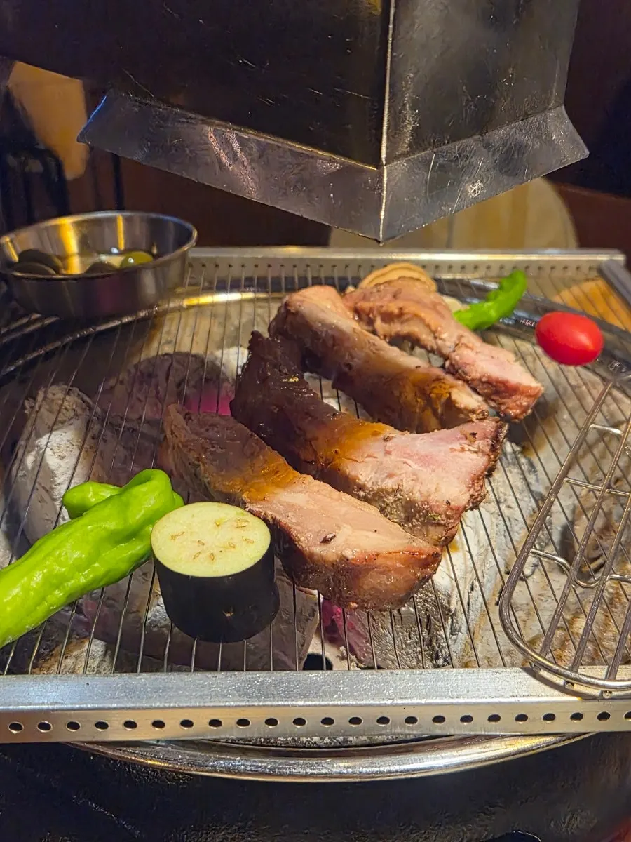 가지 꽈리고추 떡 버섯 토마토 구이 재료