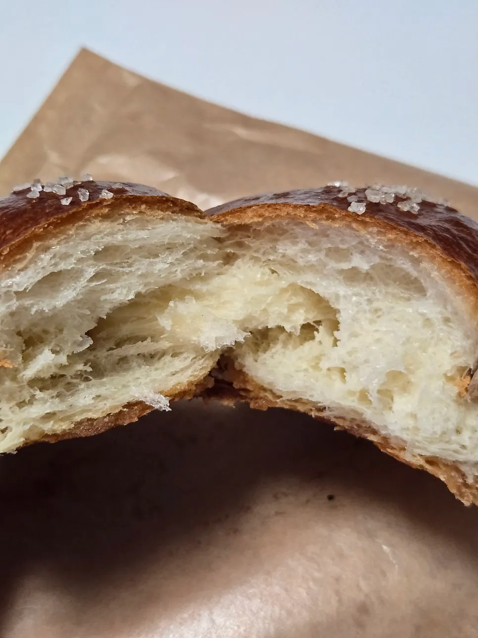 Plain salt bread chosen on the second visit