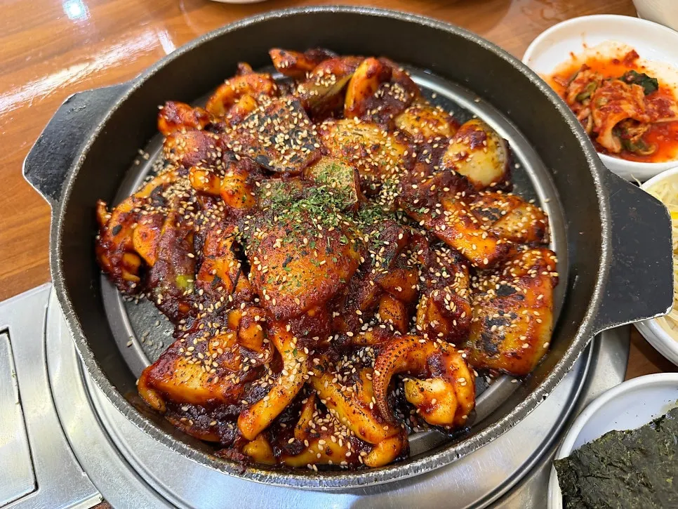 갑오징어 불고기 한 접시