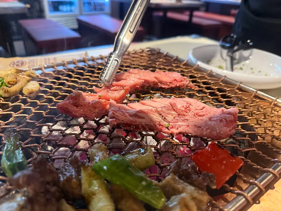 숯불에 구운 갈비살