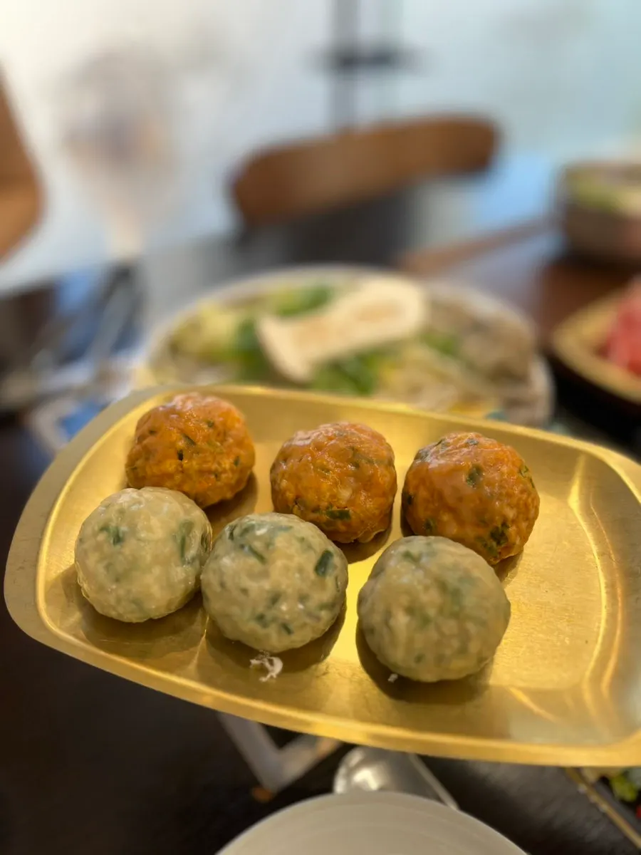 Signature handmade rolled dumplings at Onjeongban Shabu Kalguksu