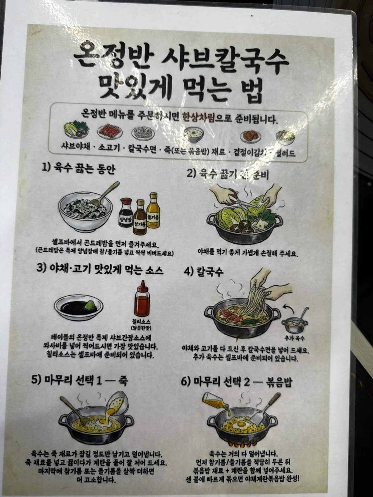 먼저 나온 보쌈과 곤드레밥 상차림