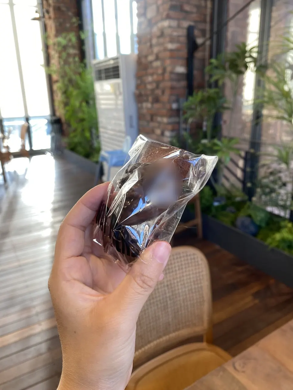 Chocolate financier from Byway Bakers