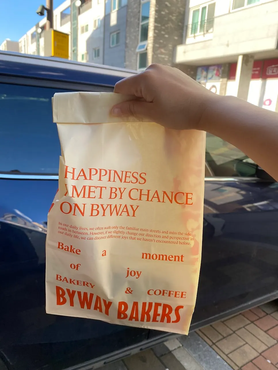 Assortment of desserts packed from Byway Bakers Byeollae Branch