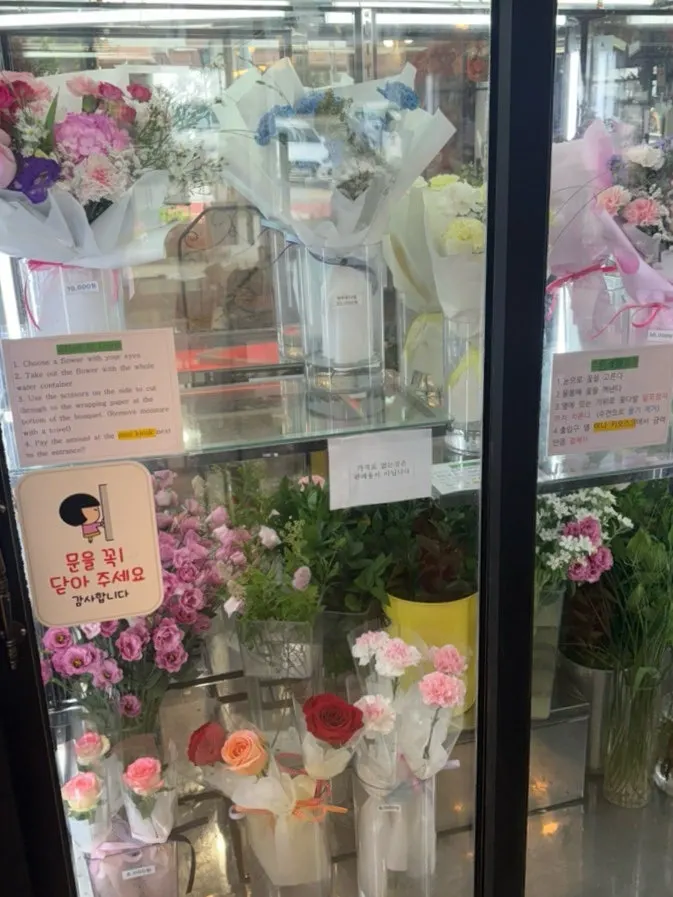 Bouquets displayed by price range