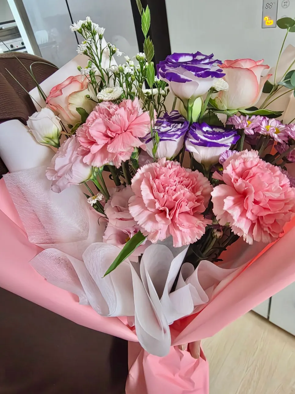 Bouquet delivered as a gift for Dad's 70th birthday