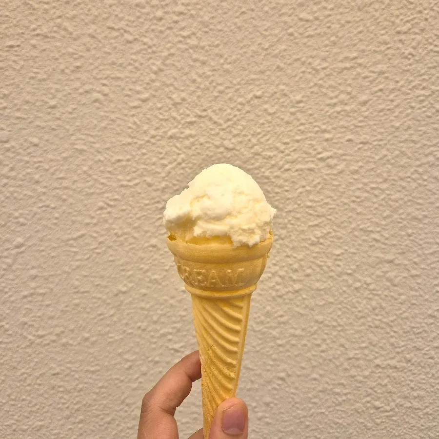 Ice cream corner available after the meal