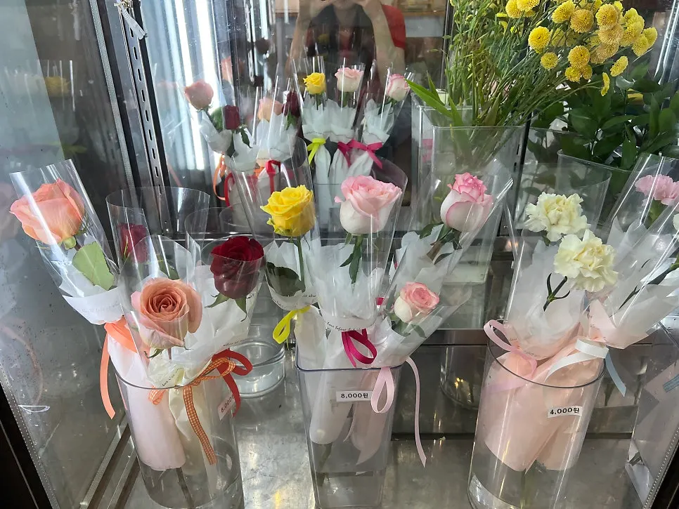 가격대별로 준비된 꽃 상품 안내