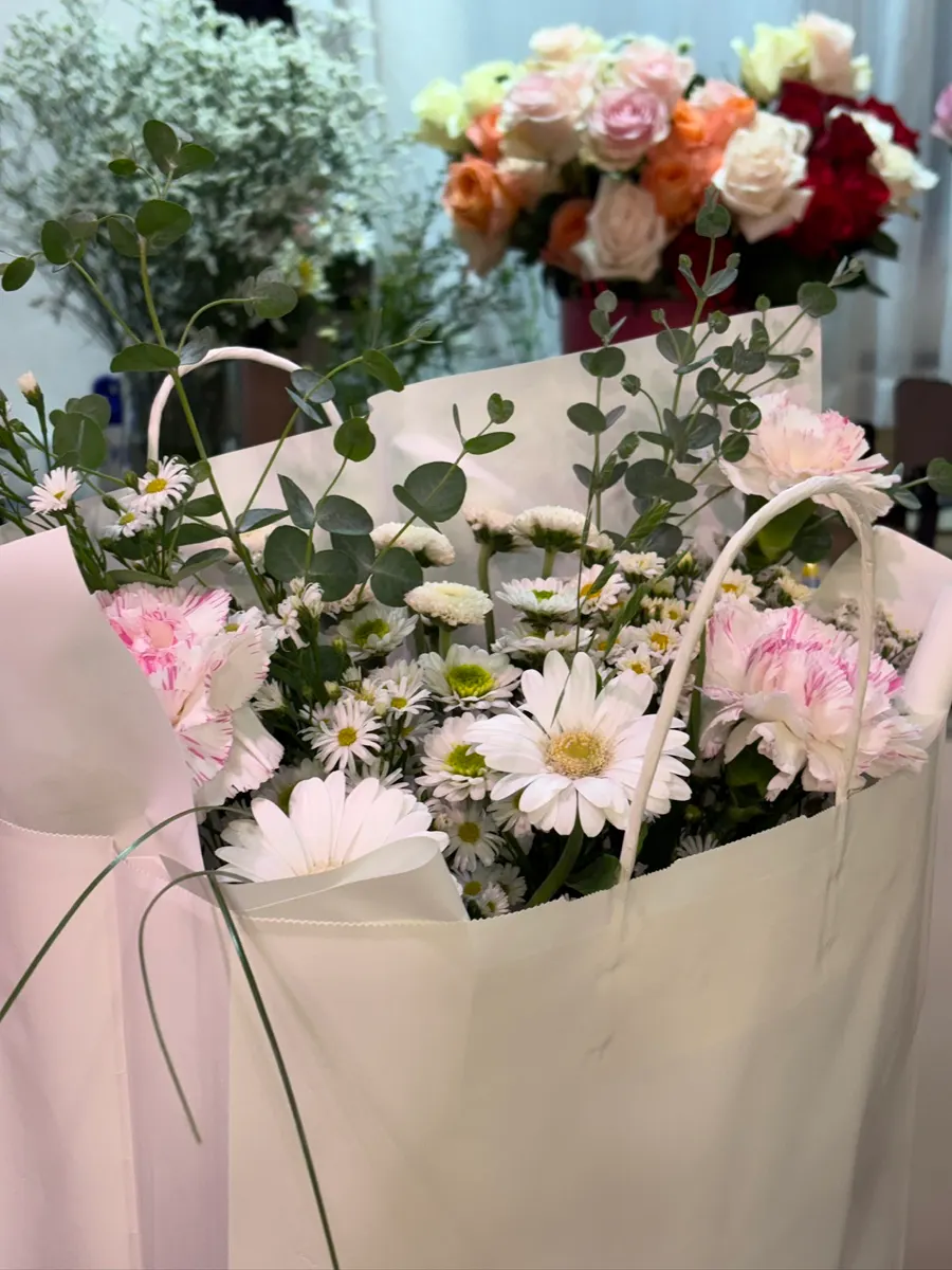 Bouquets arranged by price range