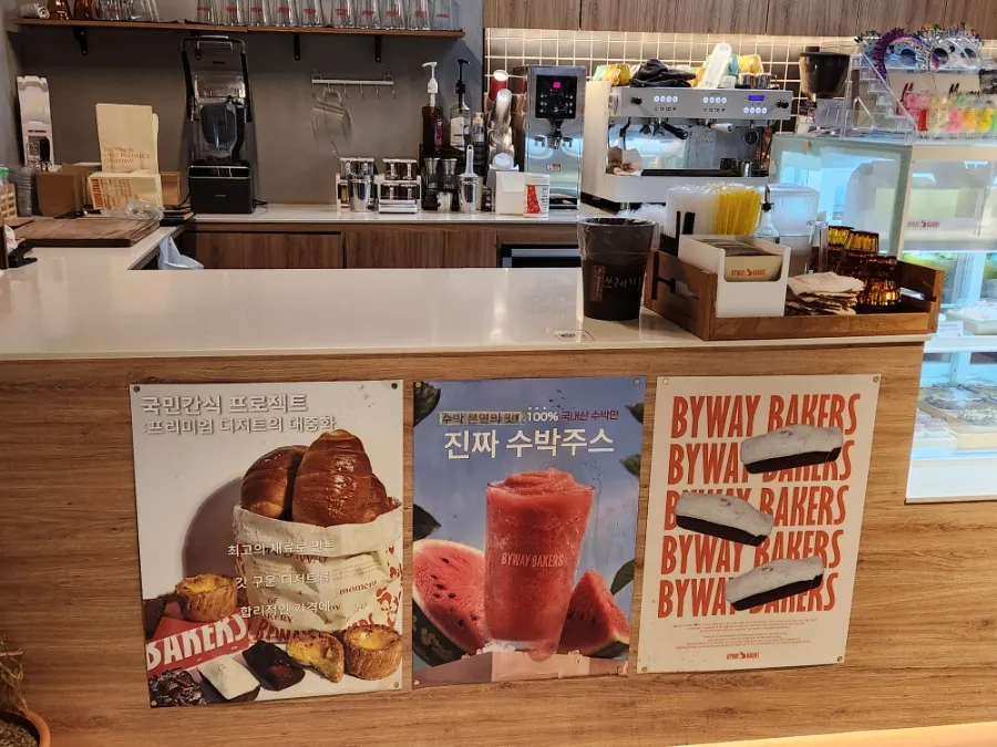 Café table enjoyed with coffee and dessert together