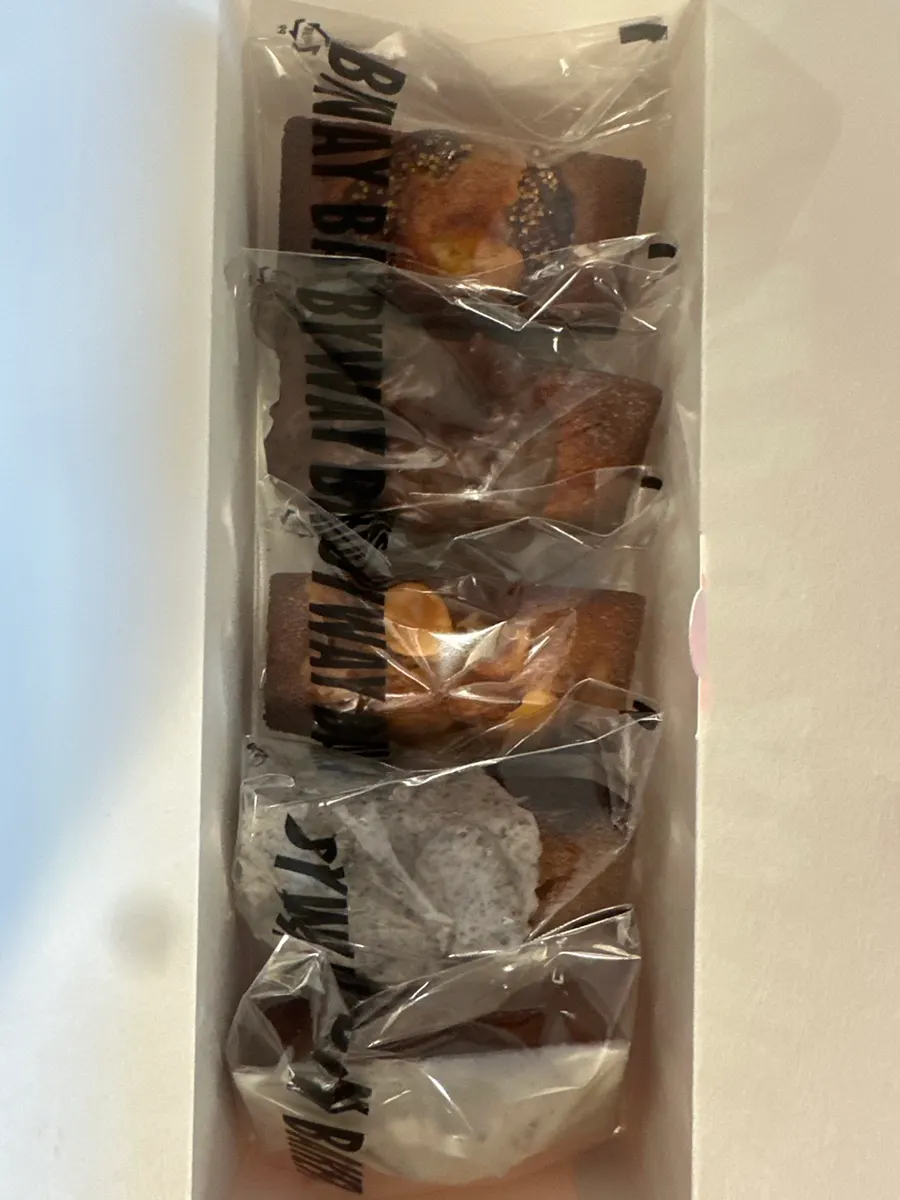 Desserts plated at home for a home cafe setup