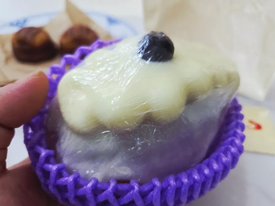 생블루베리 요거트 왁뿌소금빵 클로즈업