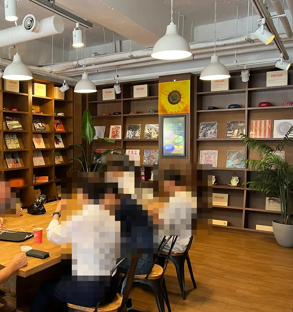 Large table where groups can sit together