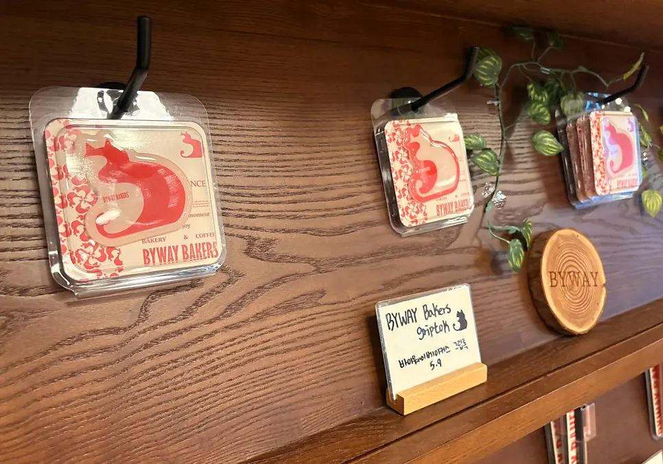 店內陳列的周邊商品