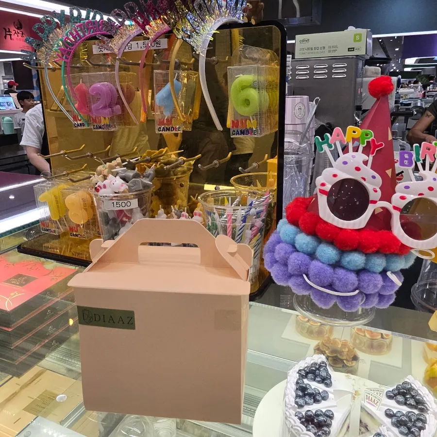 Birthday party supplies sold in the store