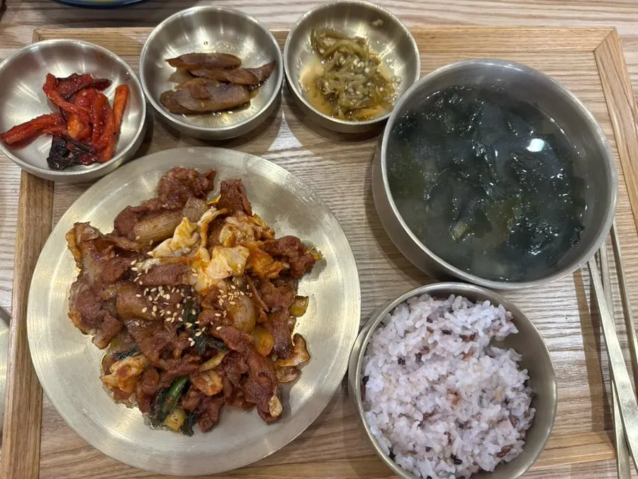 카페동이 대명점 어린이 메뉴 상차림