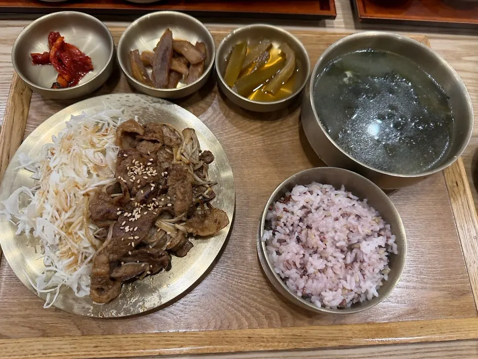 단짠단짠 돼지간장불고기 접시