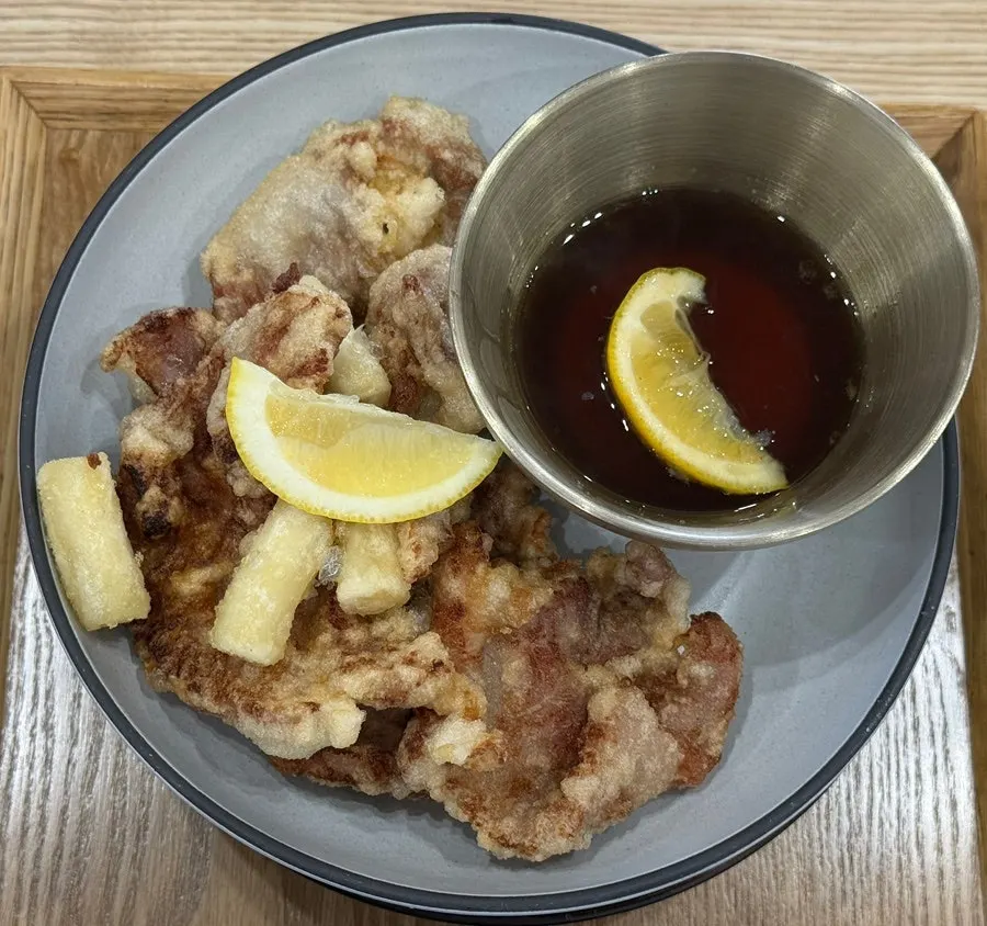 Pork bulgogi rice set with perilla seaweed soup and side dishes