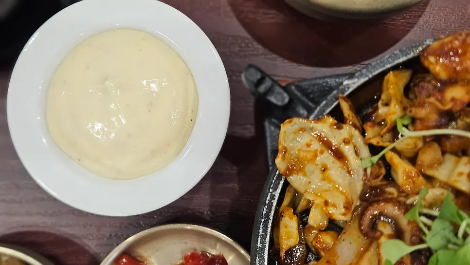 Grandma-style stir-fried jjukkumi with smoky char
