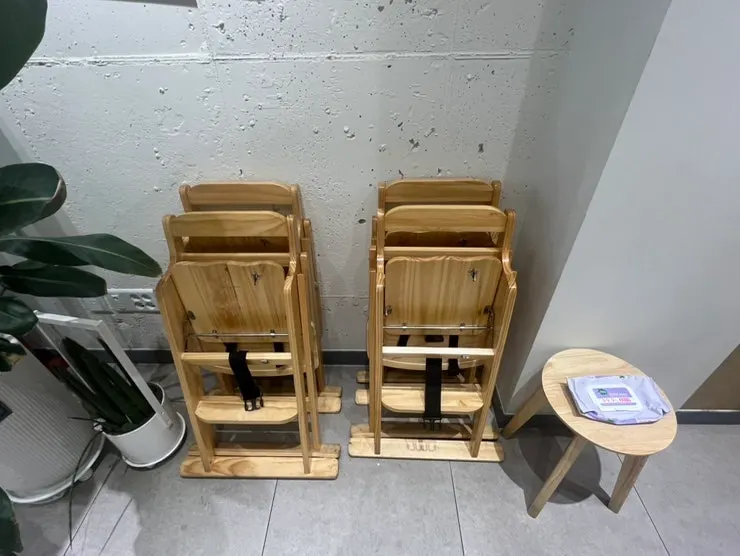 Table after finishing the Cafe Dongi set meals