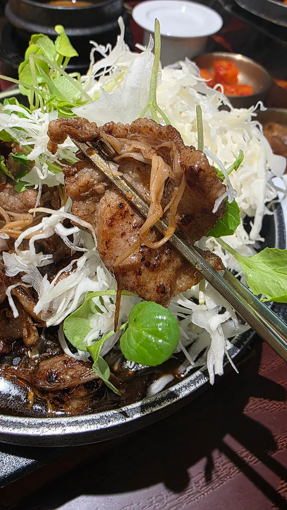 Grilled pork bulgogi served over rice