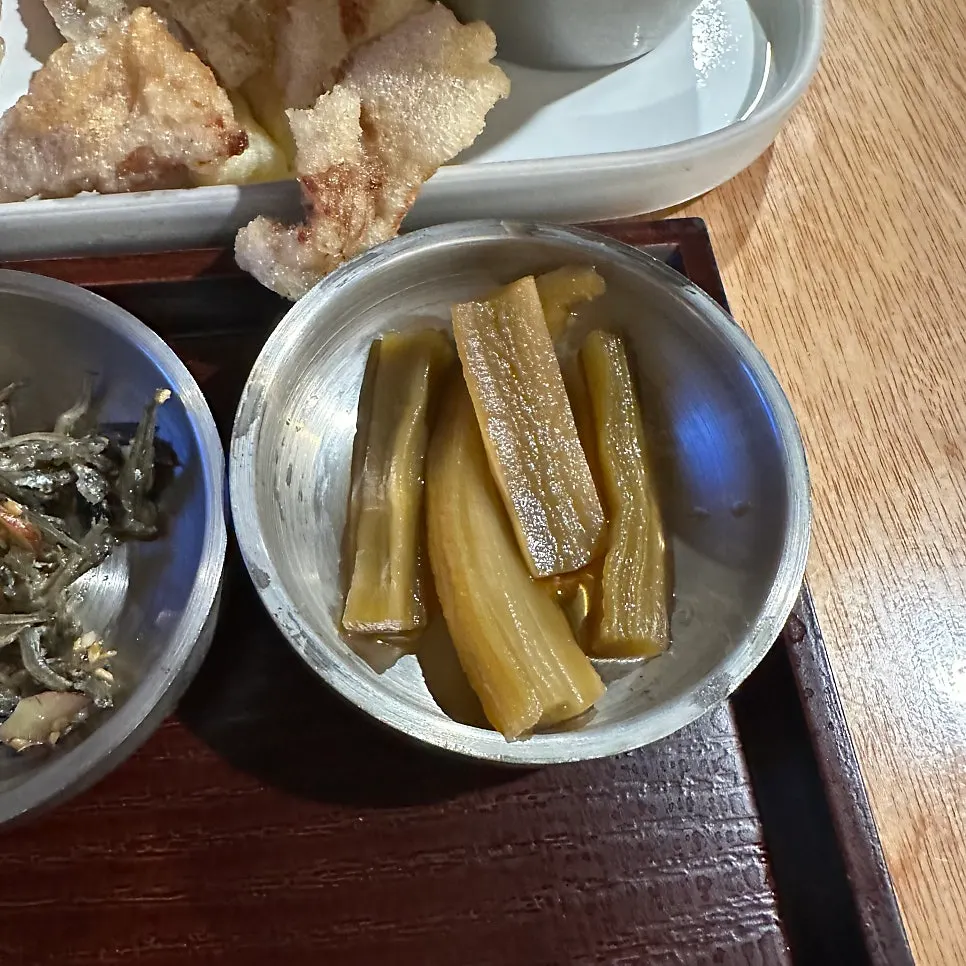 기본 반찬 궁채장아찌