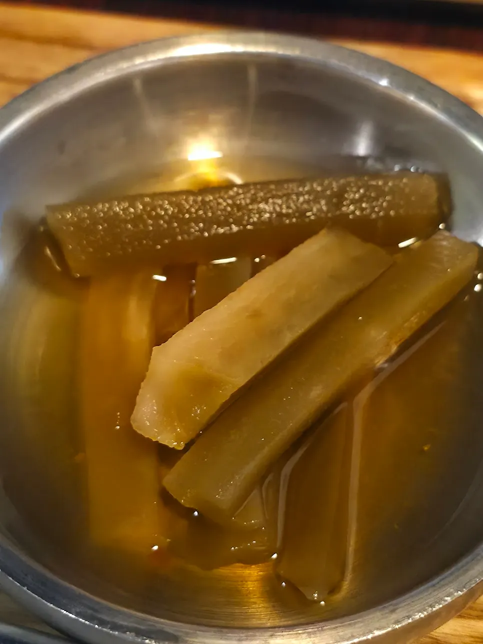 직화불고기와 함께 나온 밑반찬