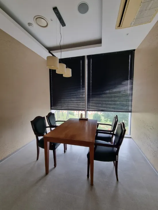 Group dining room space at Cafe Dongi
