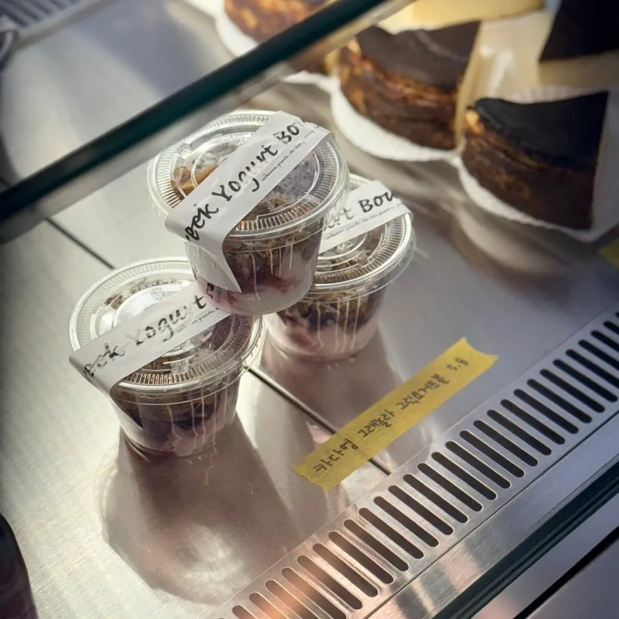Ciabatta display case at Caffeine Focus